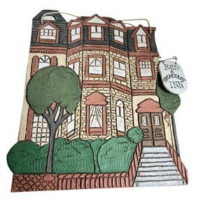 Vintage Trotwood Pottery Bed & Breakfast GRJ Gayle Johnson Wall Hanging Art